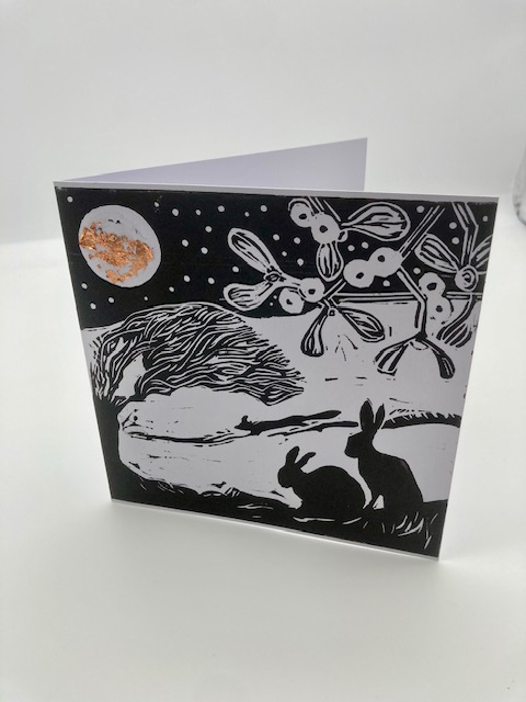 4th December Linocut Christmas Cards - Image 3