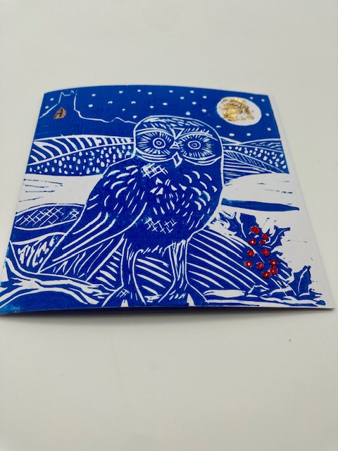 4th December Linocut Christmas Cards
